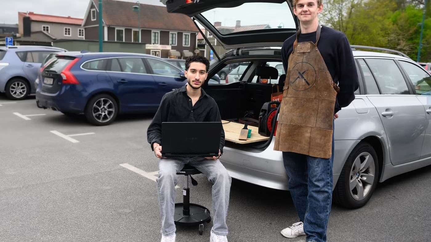 Blekinge Läns Tidning: Så bygger Adam och Malte sina jobbdrömmar tillsammans