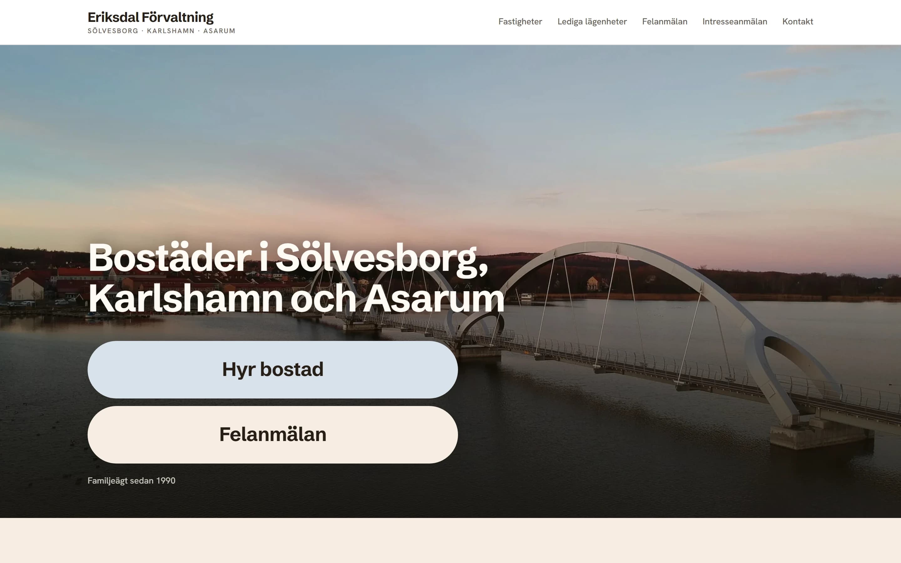 Eriksdal Förvaltning på MacBook