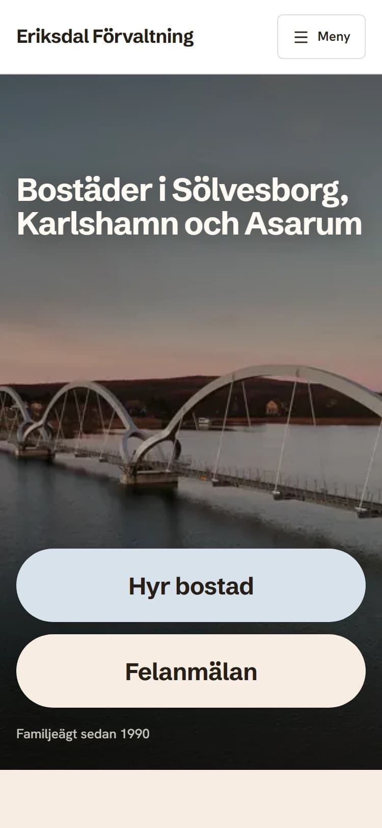 Eriksdal Förvaltning på iPhone