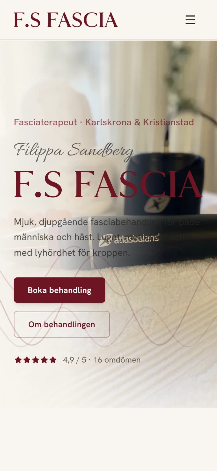 F.S Fascia – sajt byggd av Sitelet
